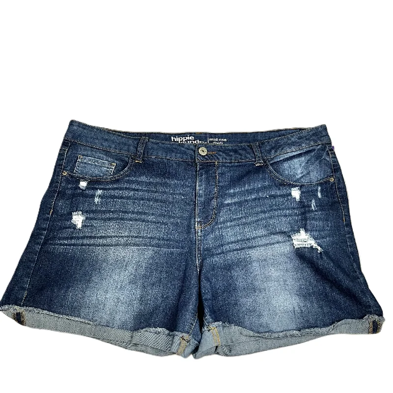 women's high-slung shortsBlue Denim Shorts By Hippie Laundry, Size: 20