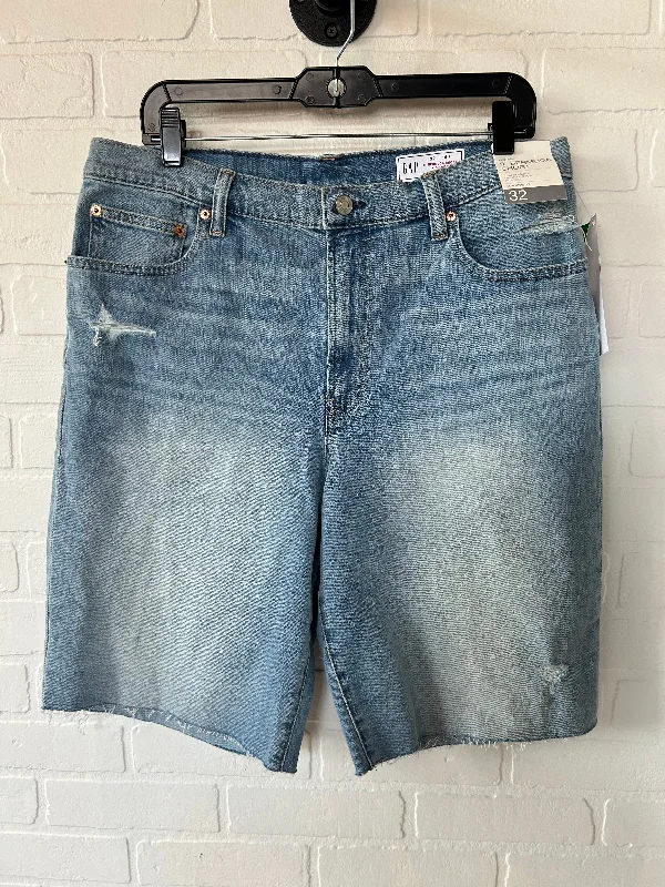 women's hot shortsBlue Denim Shorts Gap, Size 14tall