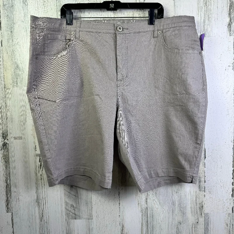 women's knee-length shortsGrey Shorts Faded Glory, Size 24