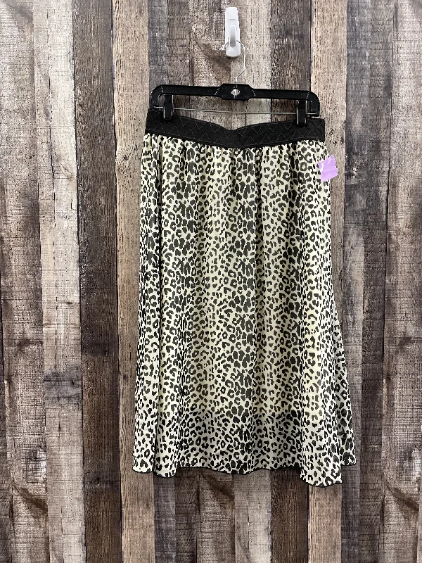 women's chiffon skirtsAnimal Print Skirt Midi Lularoe, Size L