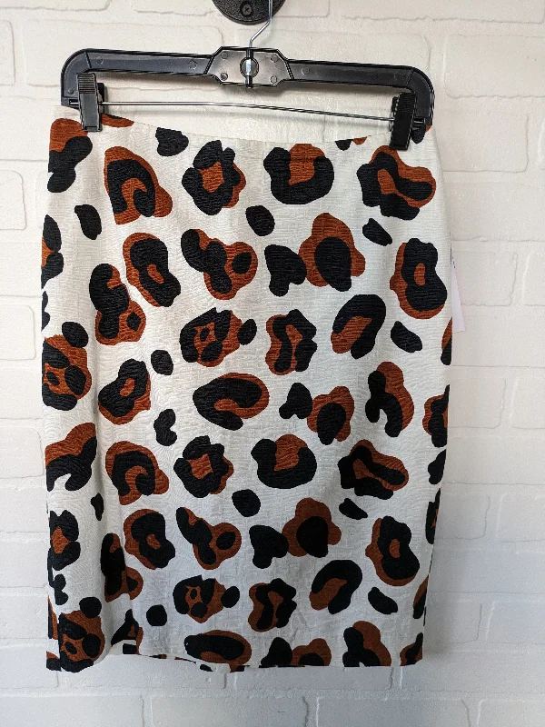 women's versatile work skirtsAnimal Print Skirt Midi Talbots, Size 4