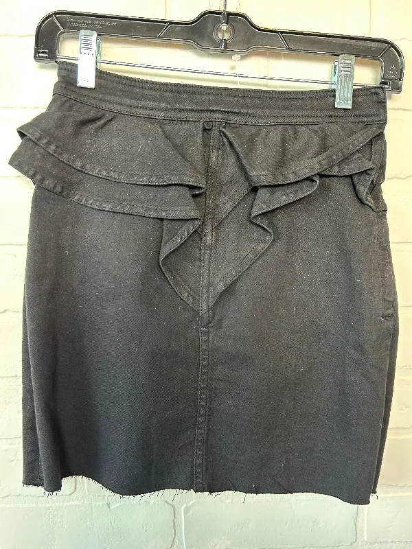 women's loungewear dressy skirtsBlack Denim Skirt Mini & Short Victor, Size 0