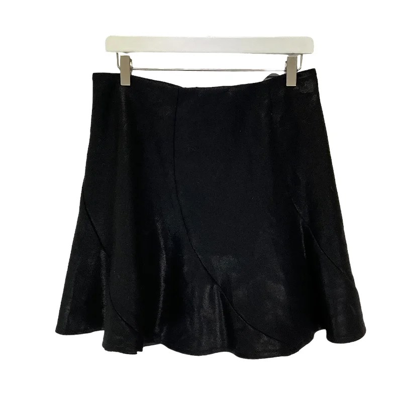 women's winter velvet skirtsBlack Skirt Designer Cma, Size L