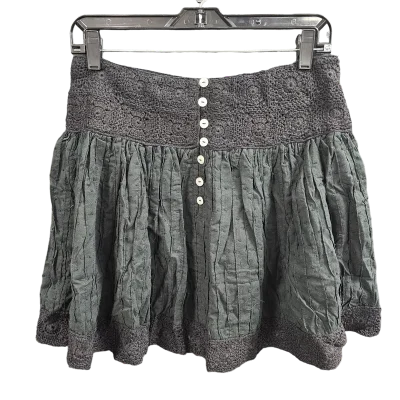 women's handmade casual skirtsBlack Skirt Mini & Short Cmc, Size M