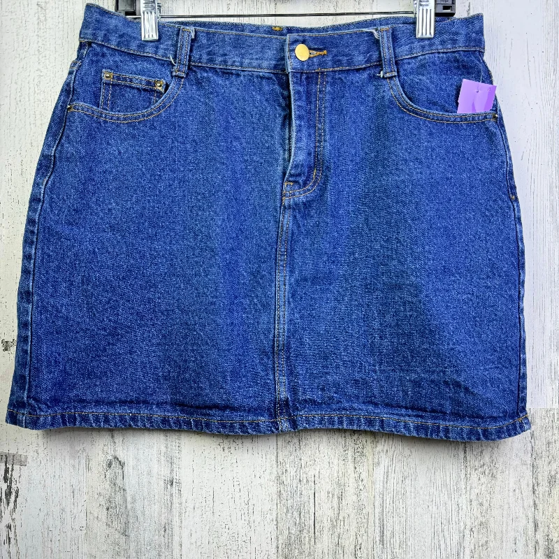 women's maxi skirtsBlue Denim Skirt Mini & Short Chelsea And Violet, Size 16