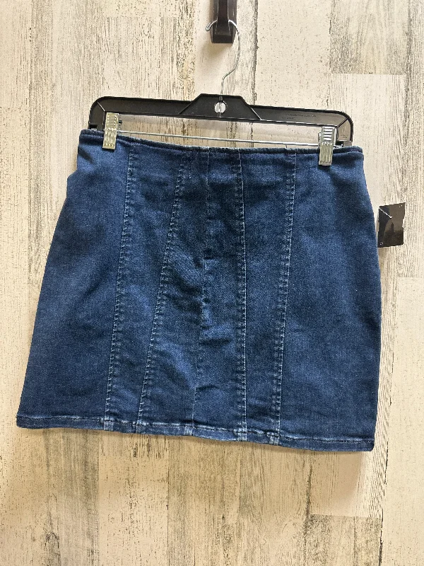 women's cocktail skirtsBlue Denim Skirt Mini & Short Free People, Size 10