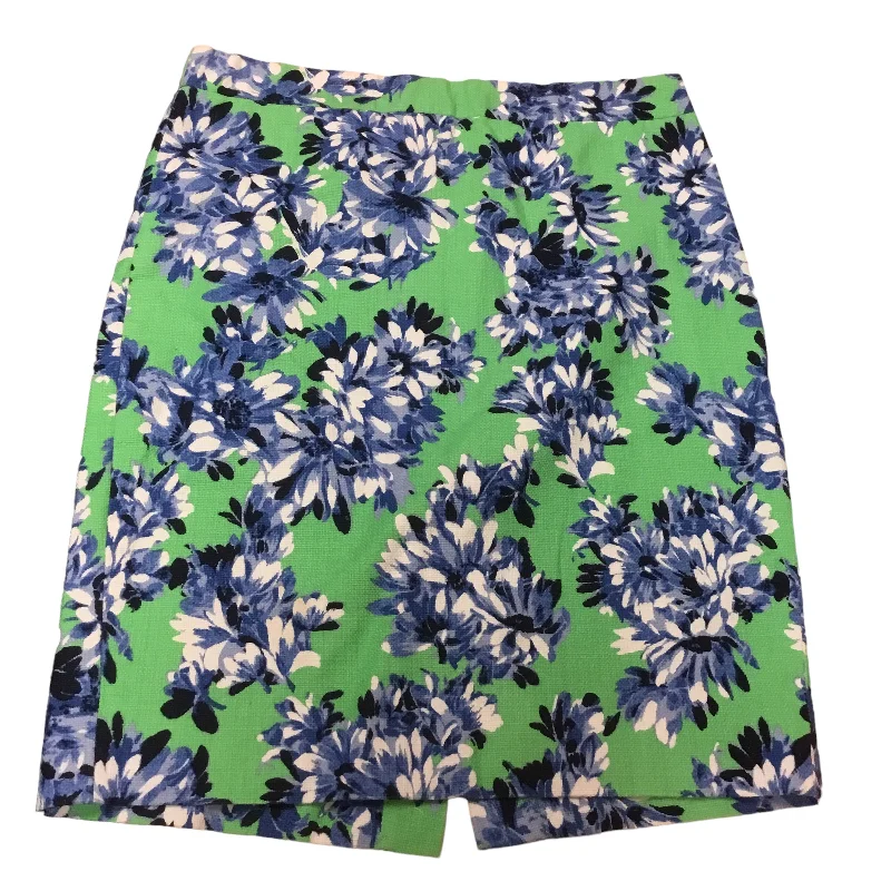 women's versatile work skirtsBlue & Green Skirt Mini & Short J. Crew, Size 2