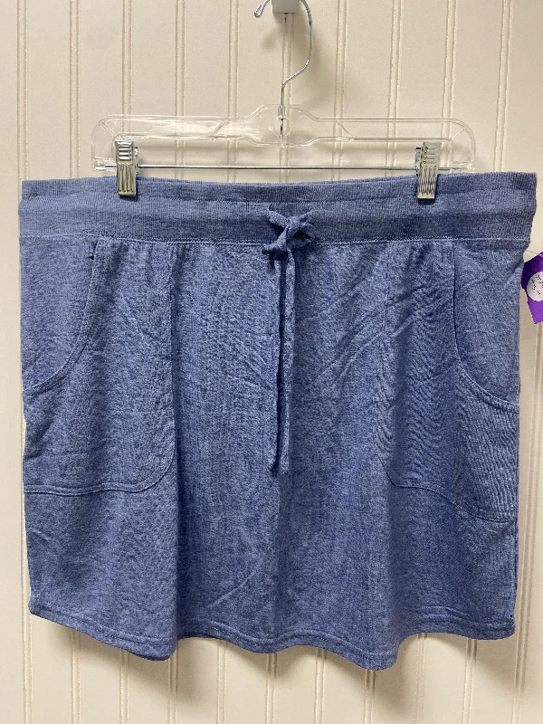 women's woven skirtsBlue Skirt Mini & Short Balance Collection, Size 14