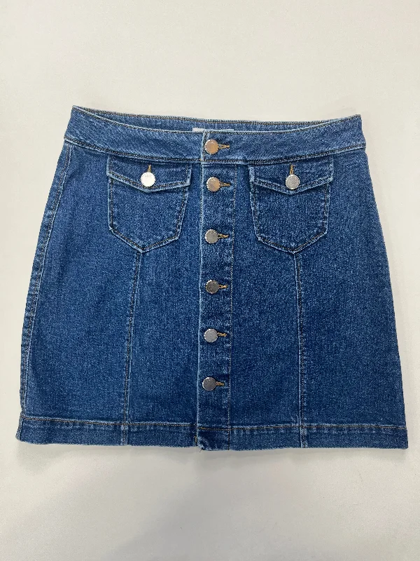 women's woven A-line skirts for summerDenim Skirt Mini & Short Loft, Size 6