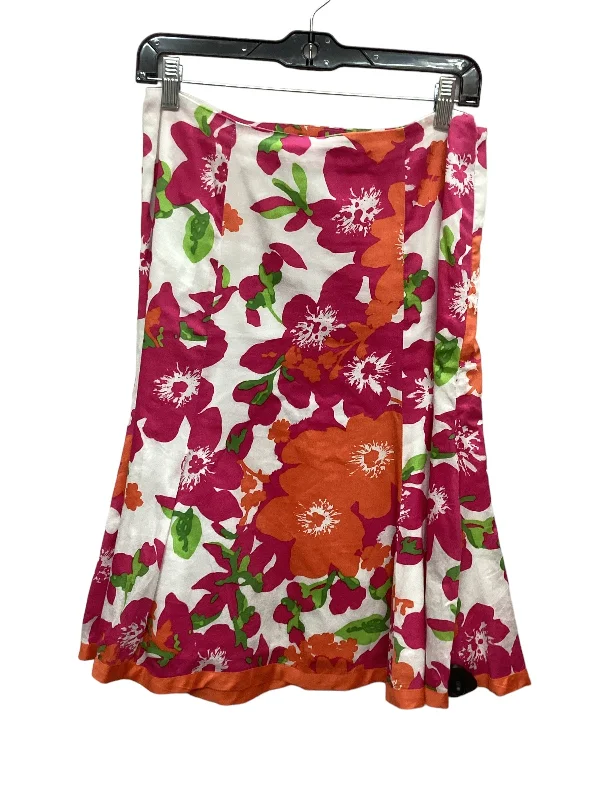 women's casual skirtsFloral Print Skirt Midi Cato, Size S