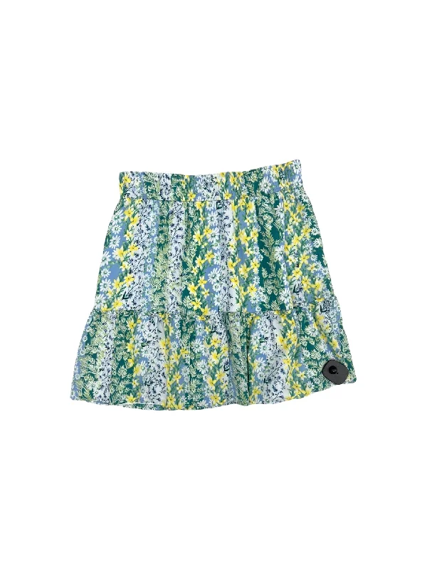 women's solid-color skirtsFloral Print Skirt Mini & Short Loft, Size S