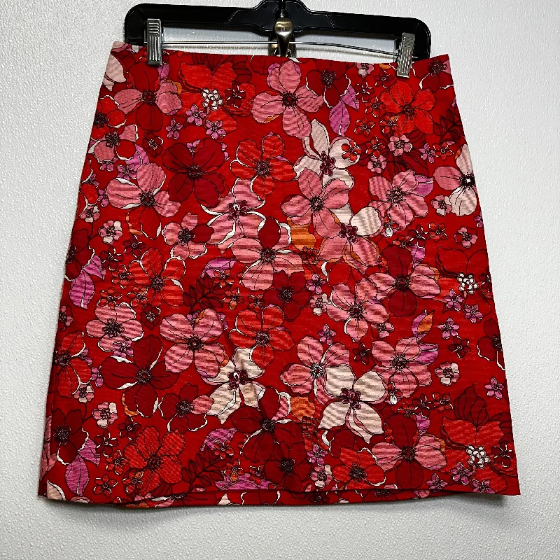 women's winter velvet skirtsFloral Skirt Mini & Short Talbots O, Size 6