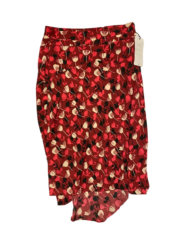 women's timeless satin skirtsMulti-colored Skirt Midi Cabi, Size 8