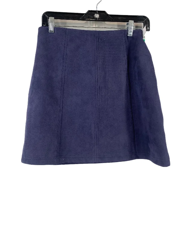 women's denim skirtsNavy Skirt Mini & Short Blue Rain, Size S