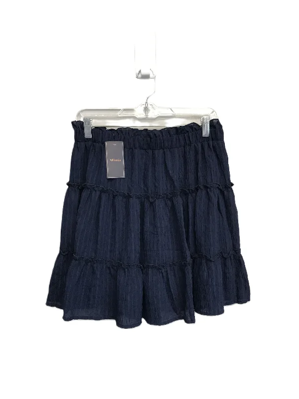 women's pencil pleat skirtsNavy Skirt Mini & Short By Milumia Size: 12