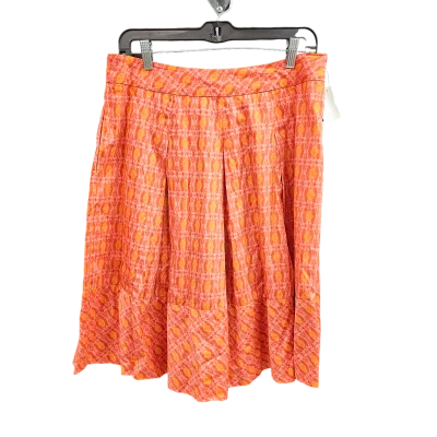 women's figure-flattering business skirtsOrange Skirt Mini & Short Talbots, Size 10