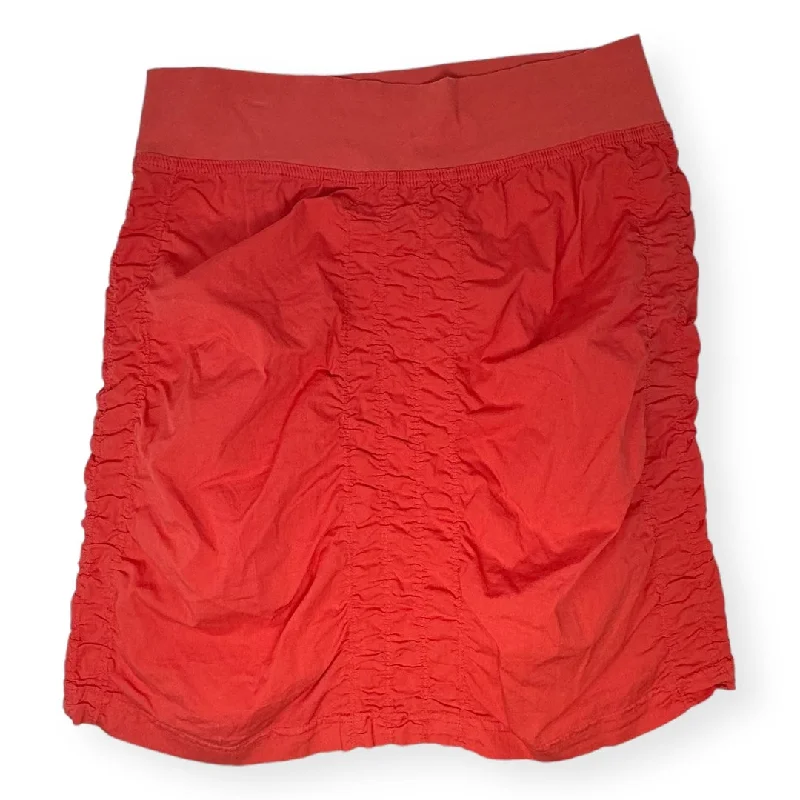 women's pencil pleat skirtsOrange Skirt Mini & Short Xcvi, Size M