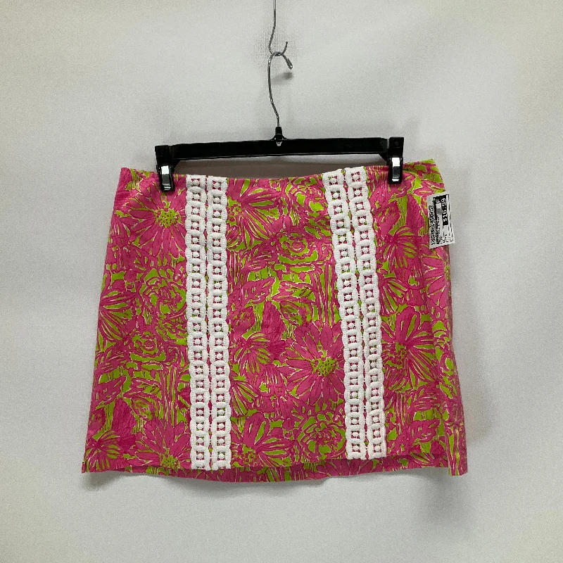 women's low-rise skirtsPink Skirt Mini & Short Lilly Pulitzer, Size 2