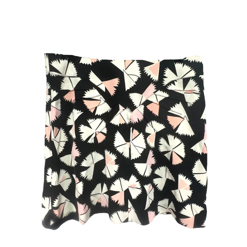 women's woven A-line skirts for summerPinwheel Flower Silk Mini Skirt Designer Marc By Marc Jacobs, Size 2