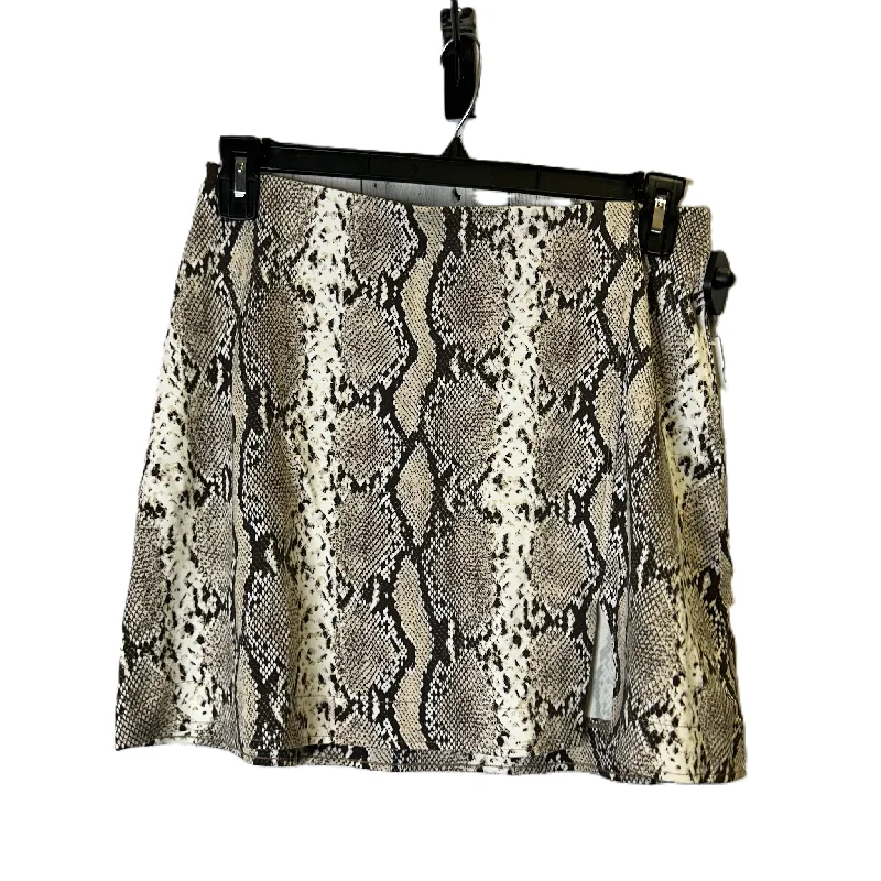 women's lightweight evening skirtsSnakeskin Print Skirt Mini & Short By H&m, Size: M