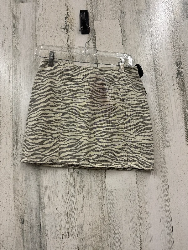 women's cool work skirtsZebra Print Skirt Mini & Short Altard State, Size M