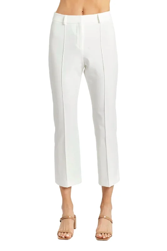 women's distressed denim pantsAngelica Pants In White