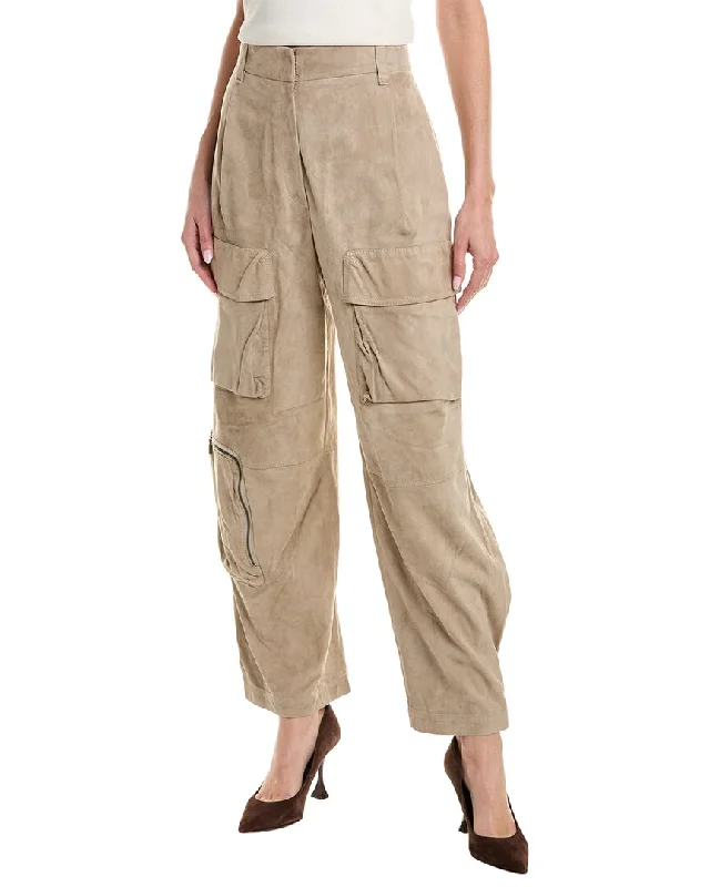 women's tactical pantsBrunello Cucinelli Leather Pant