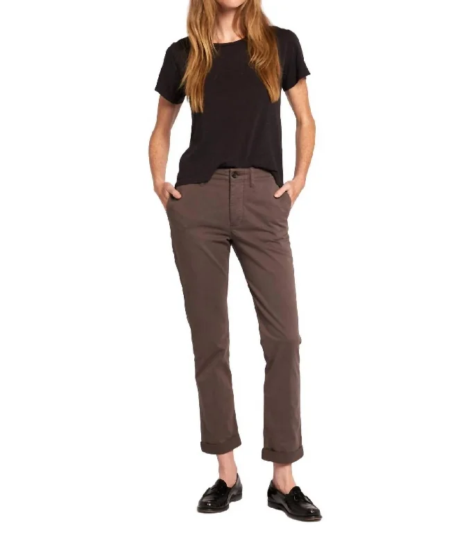 women's elegant pantsCaptain Pant In Gravel