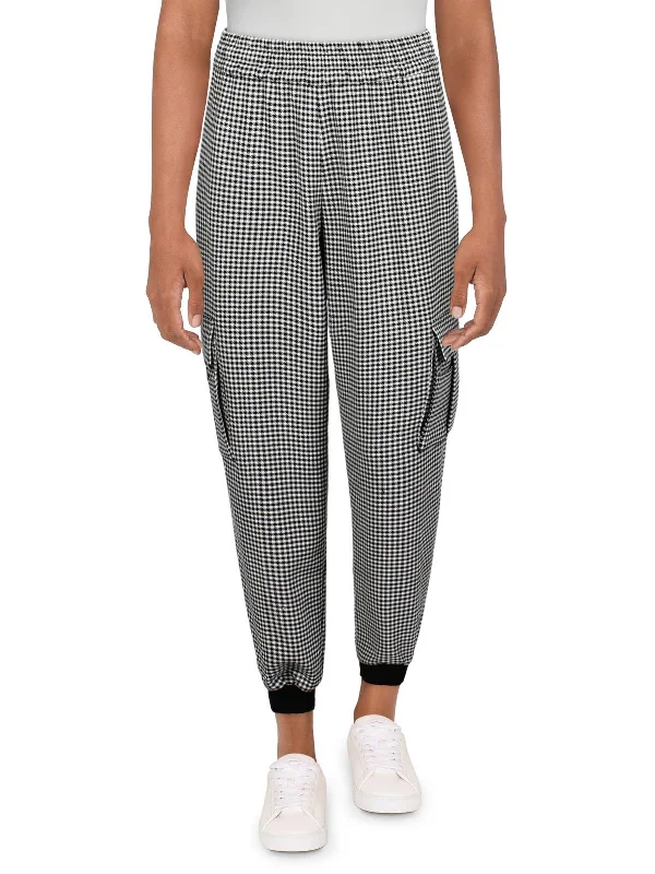 women's tactical pantsDede Womens Houndstooth Crop Cargo Pants