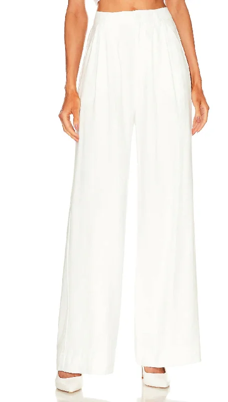 women's cotton pantsFabi Pant In White