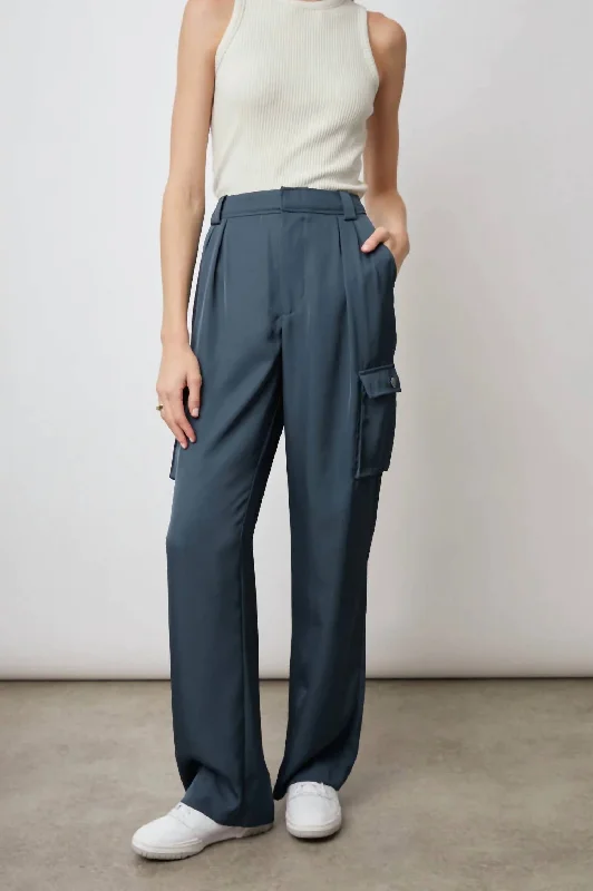 women's wool pantsHarlow Pant In Deep Sea