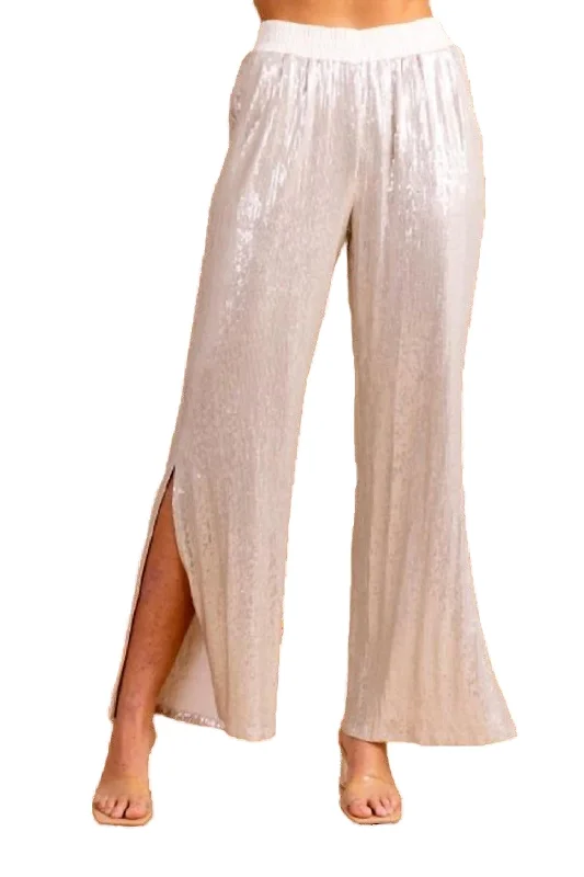 women's solid-color pantsHarrison Pant In Silver