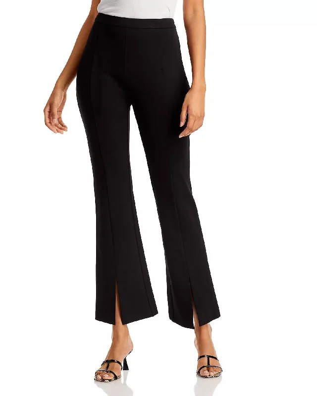 women's winter pantsKari Slit Cuff Pants In Black