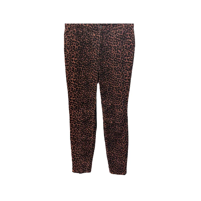 women's drawstring pantsPants Corduroy By Loft In Animal Print, Size: 6