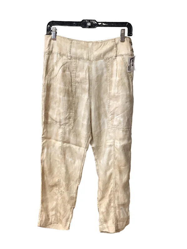 women's leather pantsPants Cropped By Anthropologie In Beige, Size: 2