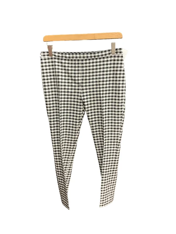 women's short pantsPants Cropped By Theory In Checkered Pattern, Size: 4