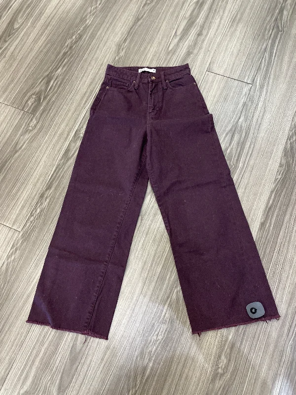 women's cool pantsPants Cropped By Zara In Purple, Size: 2