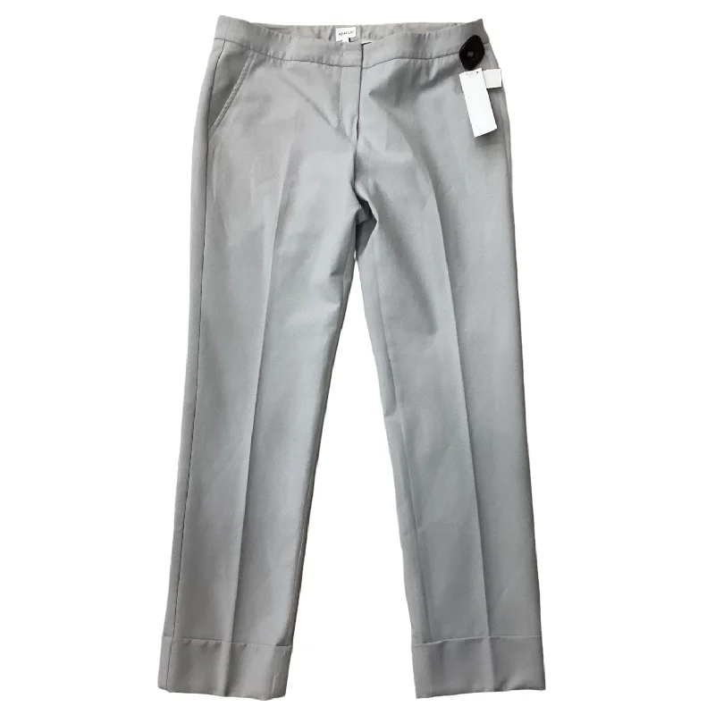 women's classic pantsaPants Designer By Armani In Grey, Size: 10