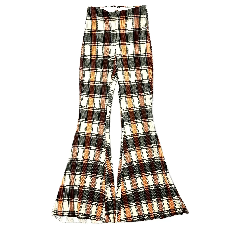 women's lace-up pantsPants Other By Free People In Plaid Pattern, Size: Xs