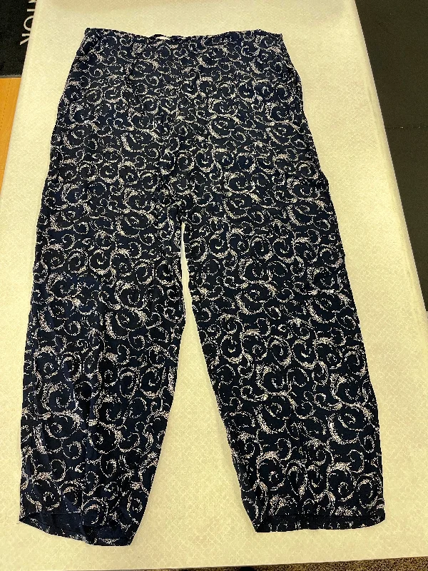 women's ankle-length pantsPants Palazzo By Ann Taylor In Navy, Size: S