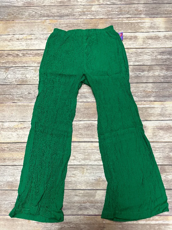 women's sophisticated pantsPants Wide Leg By Shein In Green, Size: L