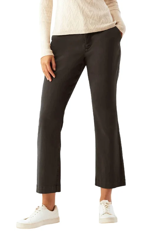 women's spring pantsStills Cropped Flare Pant In Black