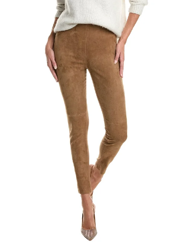 women's clubbing pantsWeekend Max Mara Bahamas Suede Trouser