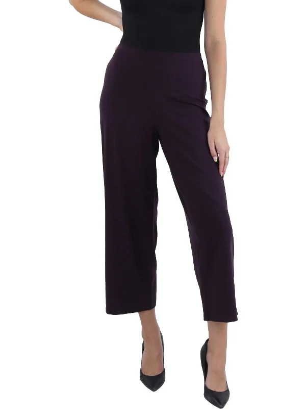 women's ankle-length pantsWomens High Rise Straight Leg Cropped Pants