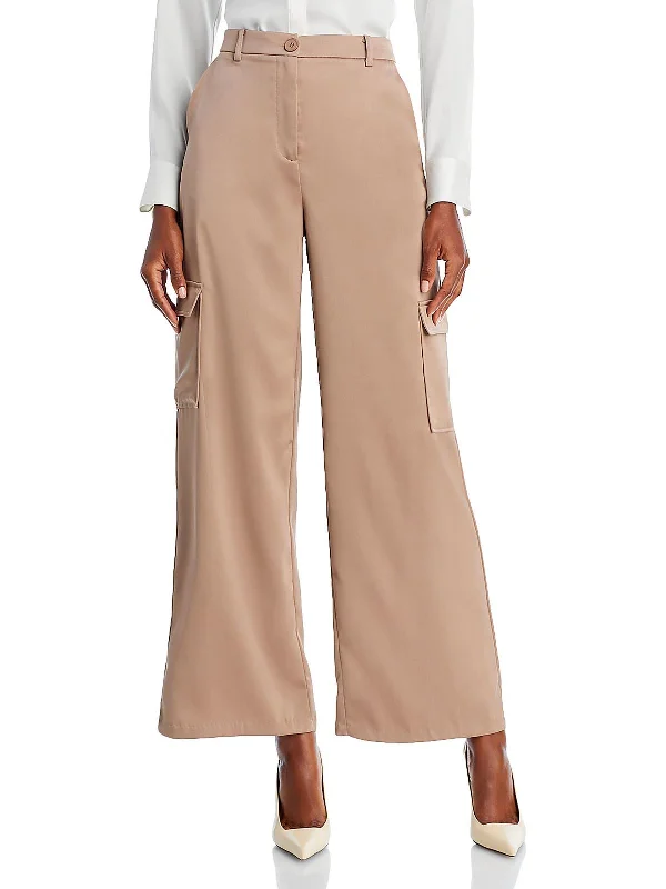 women's mini pantsWomens High Rise Wide Leg Cargo Pants