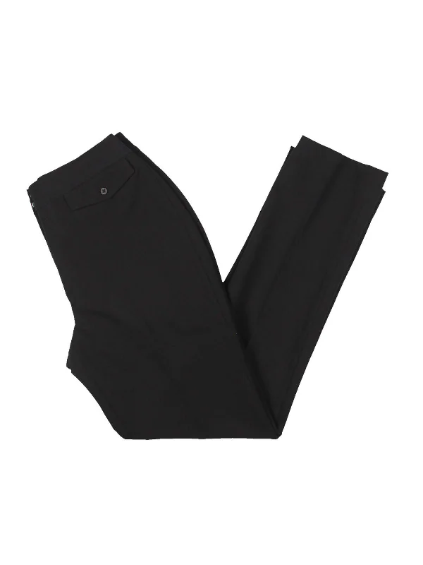 women's elegant pantsWomens Mid-Rise Office Straight Leg Pants