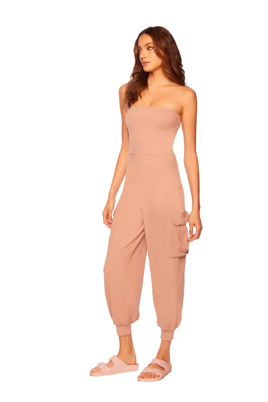 women's sustainable dressestube cargo jumpsuit