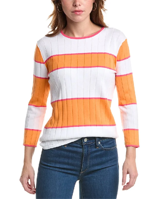 Funky Hooded SweatersEdinburgh Knitwear Block Stripe Sweater