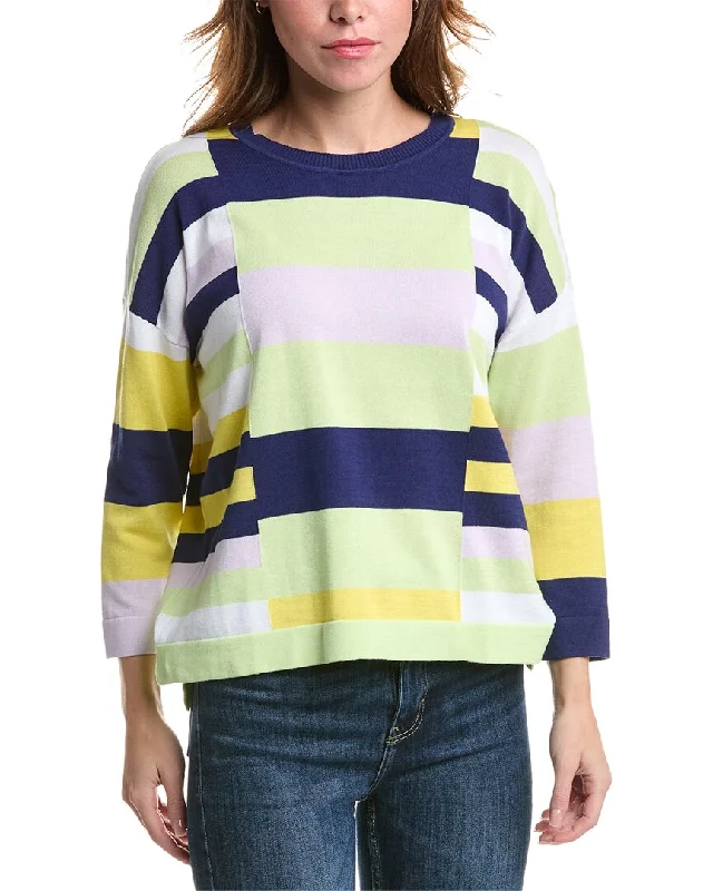 Trendy Pullover SweatersEdinburgh Knitwear Bold Stripe Sweater