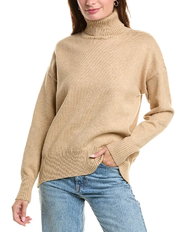 Hooded Cashmere SweatersFemme Society Turtleneck Sweater